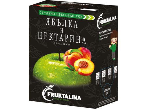Fruktalina Сок от ябълка и нектарина