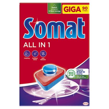 Таблетки или Гел за съдомиялна Somat