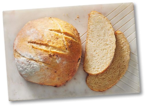 Хляб с картофено пюре и лук