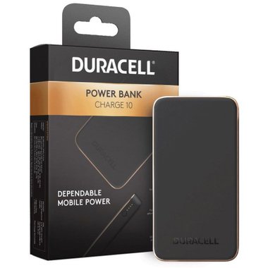 ВЪНШНА БАТЕРИЯ DURACELL CHARGE 10 10000 mAh DRPB3010AВЪНШНА БАТЕРИЯ DURACELL CHARGE 10 10000 mAh DRPB3010A