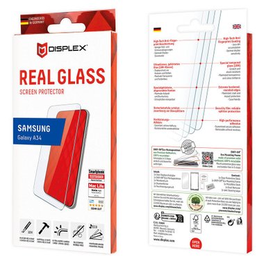 СТЪКЛО DISPLEX SAMSUNG A34 5G REAL 2DСТЪКЛО DISPLEX SAMSUNG A34 5G REAL 2D