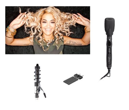 Мултифункционален уред за коса 5в1 Rita Ora RHC 41 25 W преса маша за коса Уред за стилизиране на коса 