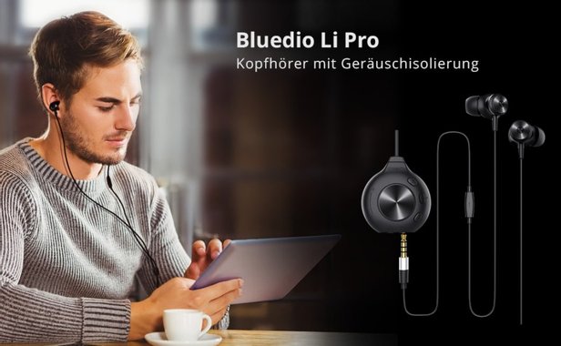 Слушалки с USB звукова карта Bluedio Li Pro USB 3D 7.1 карта Surround Stereo тапи слушалки за телефон компютър