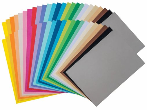 Цветна хартия или цветни картони