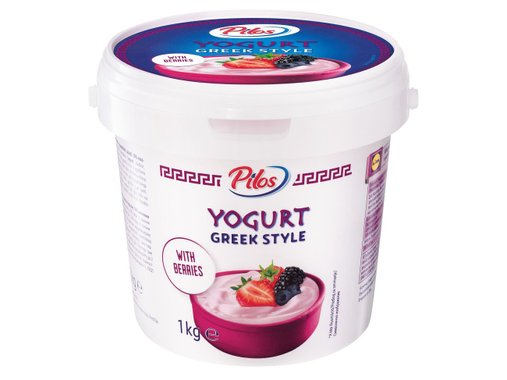 Сметанов йогурт с плодове