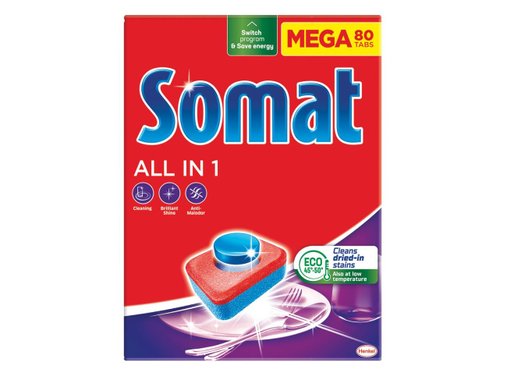 Somat Mega Таблетки или гел за съдомиялна машина