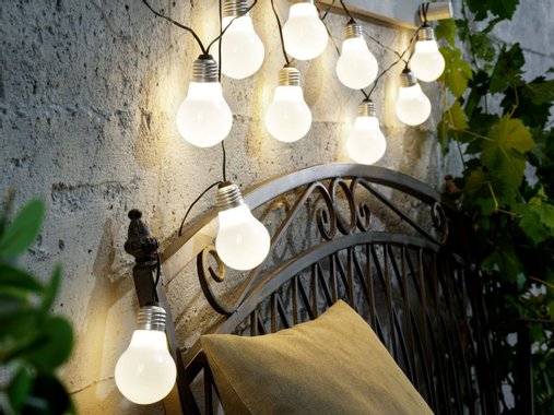LED осветление за градина