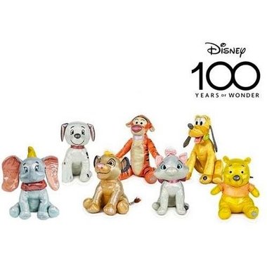 Детска играчка слончето Дъмбо Sambro Dumbo 8425611319594 Disney Collection 100 birthday limited 30см Плюшена Музикална играчка