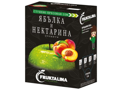 Fruktalina Сок от ябълка и нектарина