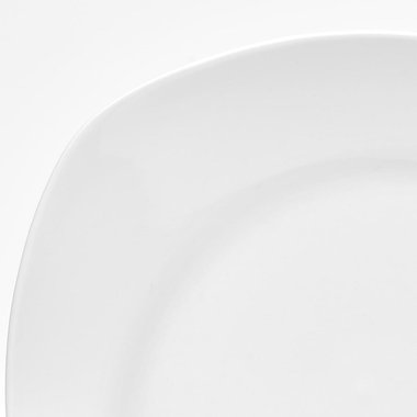 Промо пакет 6 бр. Порцеланови чинии, плоски с квадратна форма Ø19 см. VAN WELL ALTEA