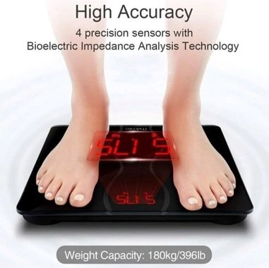 Кантар Анализатор Iteknic IK-PCA001 Smart смарт кантар измерване на тегло мазнини вода мускул костна маса 