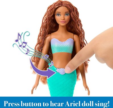 Кукла русалка Ариел Mattel HMX22 Disney The Little Mermaid Ariel 30 см колекционерска кукла малката русалка 