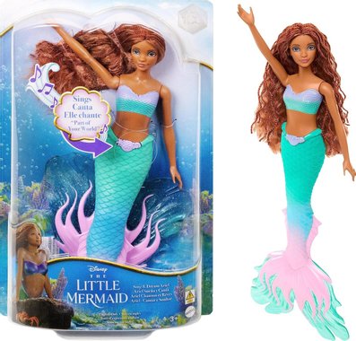 Кукла русалка Ариел Mattel HMX22 Disney The Little Mermaid Ariel 30 см колекционерска кукла малката русалка 