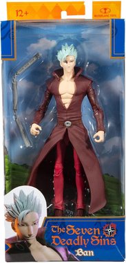 Фигурка McFarlane Toys TM12802 Ban The Seven Deadly Sins Fox Sin of Greed Бан Колекционерска кукла Екшън фигура 