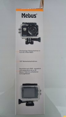 Екшън камера Mebus 37247 action cam full HD спортна камера Водоустойчива 30м видеокамера