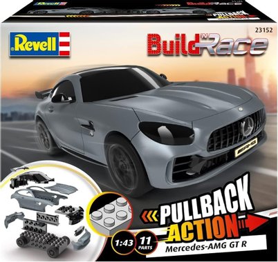 Конструктор макет Revell 23152 Build N Race Mercedes AMG GTR 1:43 Сглобяем модел Колекционерска кола 