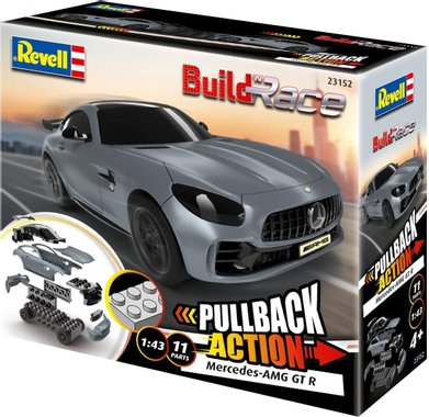 Конструктор макет Revell 23152 Build N Race Mercedes AMG GTR 1:43 Сглобяем модел Колекционерска кола 