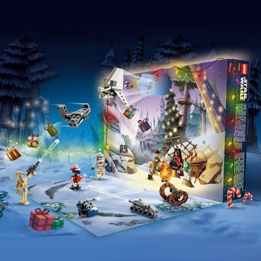 Конструктор Lego 75366 Star Wars Advent Calendar 2022 320 части Коледен календар Лего Междузвездни войни