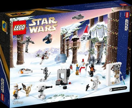 Конструктор Lego 75340 Star Wars Advent Calendar 2022 329 части Коледен календар Лего Междузвездни войни 