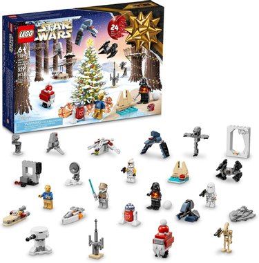 Конструктор Lego 75340 Star Wars Advent Calendar 2022 329 части Коледен календар Лего Междузвездни войни 