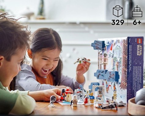 Конструктор Lego 75340 Star Wars Advent Calendar 2022 329 части Коледен календар Лего Междузвездни войни 