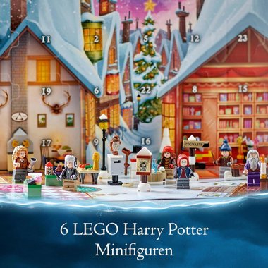 Конструктор Lego 76418 Harry Potter Advent calendar 2023 Коледен календар Хари Потър 227 части 