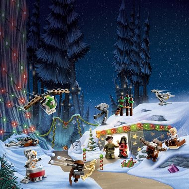 Конструктор Lego 75366 Star Wars Advent Calendar 2022 320 части Коледен календар Лего Междузвездни войни