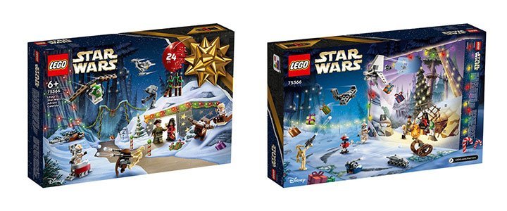 Конструктор Lego 75366 Star Wars Advent Calendar 2022 320 части Коледен календар Лего Междузвездни войни