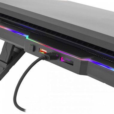 Охладител с регулируем 170 mm вентилатор WHITE SHARK GCP-03 GLACIER Rainbow LED подсветка