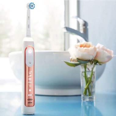 Електрическа четка за зъби ORAL B GENIUS X ROSEGOLD+TC