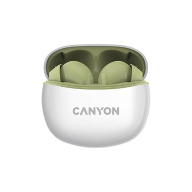 True wireless слушалки CANYON CNS-TWS5GR GREEN  БЕЗЖИЧНА ВРЪЗКА, GREEN