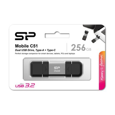 USB памет SILICON POWER Mobile C51 256 GB USB-A/USB-C