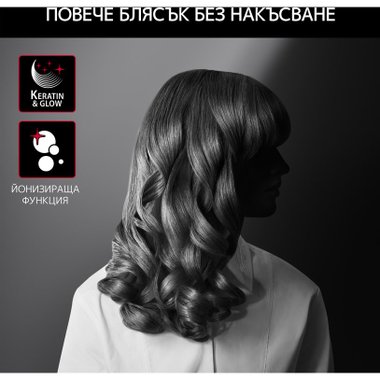 Маша С ГОРЕЩ ВЪЗДУХ ROWENTA X KARL LAGERFELD STYLE 5 В 1 CF634LF0 , KERATIN & GLOW ПОКРИТИЕ  ДИАМЕТЪР 20мм 50мм