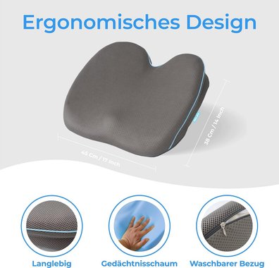 Ергономична възглавница за стол Klaudena Seat Cushion ергономична подложка за сядане 