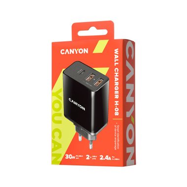 ЗАРЯДНО 220V CANYON 30W CNE-CHA08B