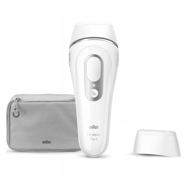 Фотоепилатор BRAUN SILK EXPERT PRO 3 PL3020  БРОЙ ИМПУЛСИ 300000, БЯЛ