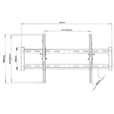 TV Стойка  VIVANCO 37976  ЧЕРЕН