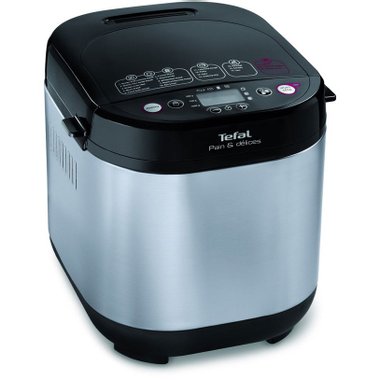 Хлебопекарна TEFAL PAIN ET DELICE PF240E38  720 W, СИВ / ЧЕРЕН, БРОЙ ПРОГРАМИ 20