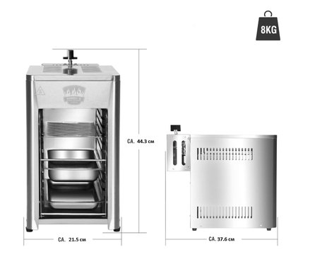 Газов грил Barbec-U 200100001201 Grill 800 °C грил скара на газ саламандър 