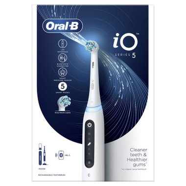 Електрическа четка за зъби ORAL B iO S5 + TC White  Брой режими на работа 5