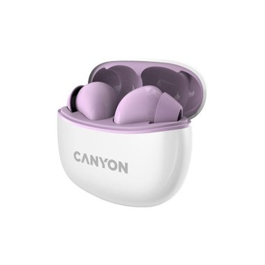 True wireless слушалки CANYON CNS-TWS5PU PURPLE  БЕЗЖИЧНА ВРЪЗКА, PURPLE