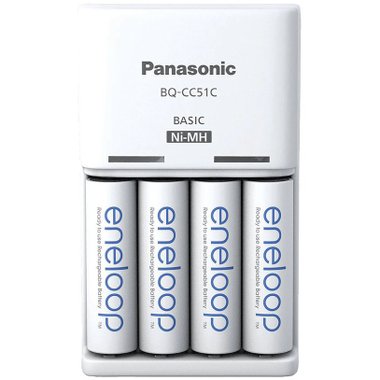 ЗАРЯДНО УСТРОЙСТВО С БАТЕРИИ  PANASONIC ENELOOP BASIC AA 1900mAh