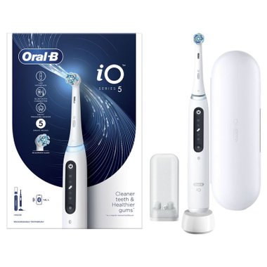 Електрическа четка за зъби ORAL B iO S5 + TC White  Брой режими на работа 5