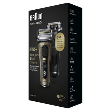 Самобръсначка BRAUN WET & DRY 9519S GOLD  ВИБРАЦИОННИ, ВРЕМЕ ЗА РАБОТА НА БАТЕРИЯ 60 min