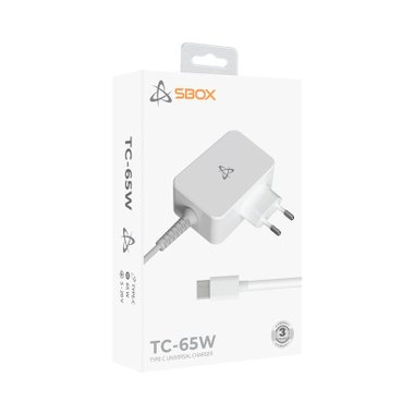 ЗАРЯДНО У-ВО SBOX TC-65W Type-C