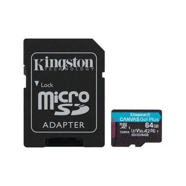 Карта памет KINGSTON CANVAS GO! PLUS SDCG3/64  КЛАС CLASS 10/UHS-I/U3/A2