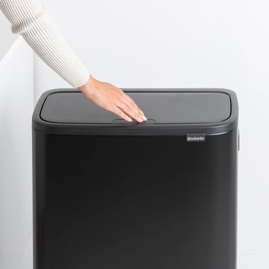 Двоен Кош за смет Brabantia ‎Bo Touch Hi 130625 2х30литра кош за отпадъци разделно събиране 2 отделения 