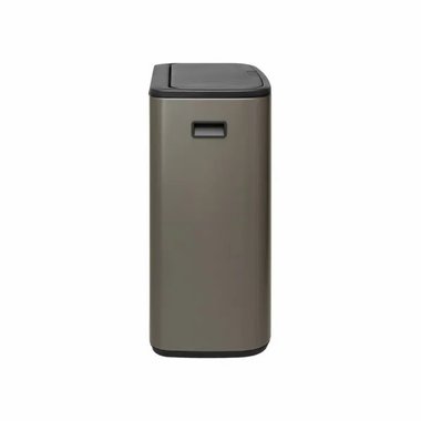 Двоен Кош за смет Brabantia 221521 BO Touch Bin 2х30литра кош за отпадъци разделно събиране 2 отделения 