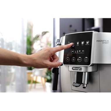 Кафеавтомат DELONGHI MAGNIFICA START ECAM220.30.SB  1800.00 ml, 15.00 bar, ОПЦИЯ ЗА МЛЯНО КАФЕ, ЧЕРЕН/СИВ