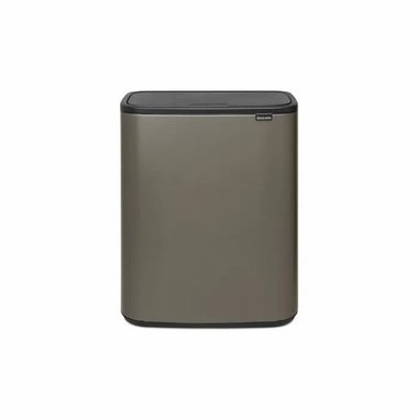 Двоен Кош за смет Brabantia 221521 BO Touch Bin 2х30литра кош за отпадъци разделно събиране 2 отделения 